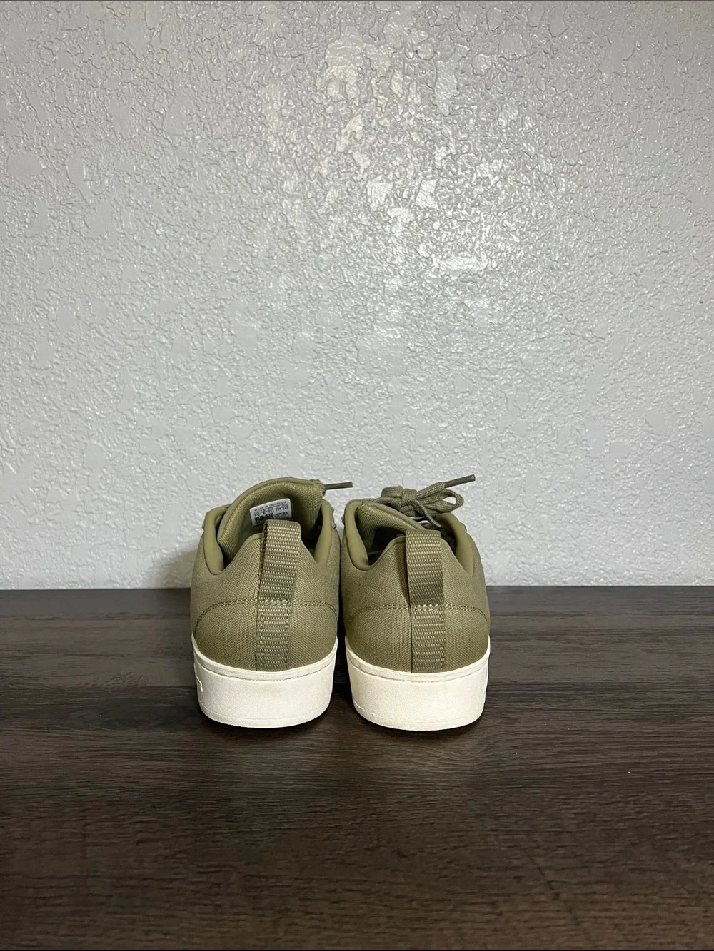 adidas Men’s Olive Green Low-Top Sneakers with White Sole